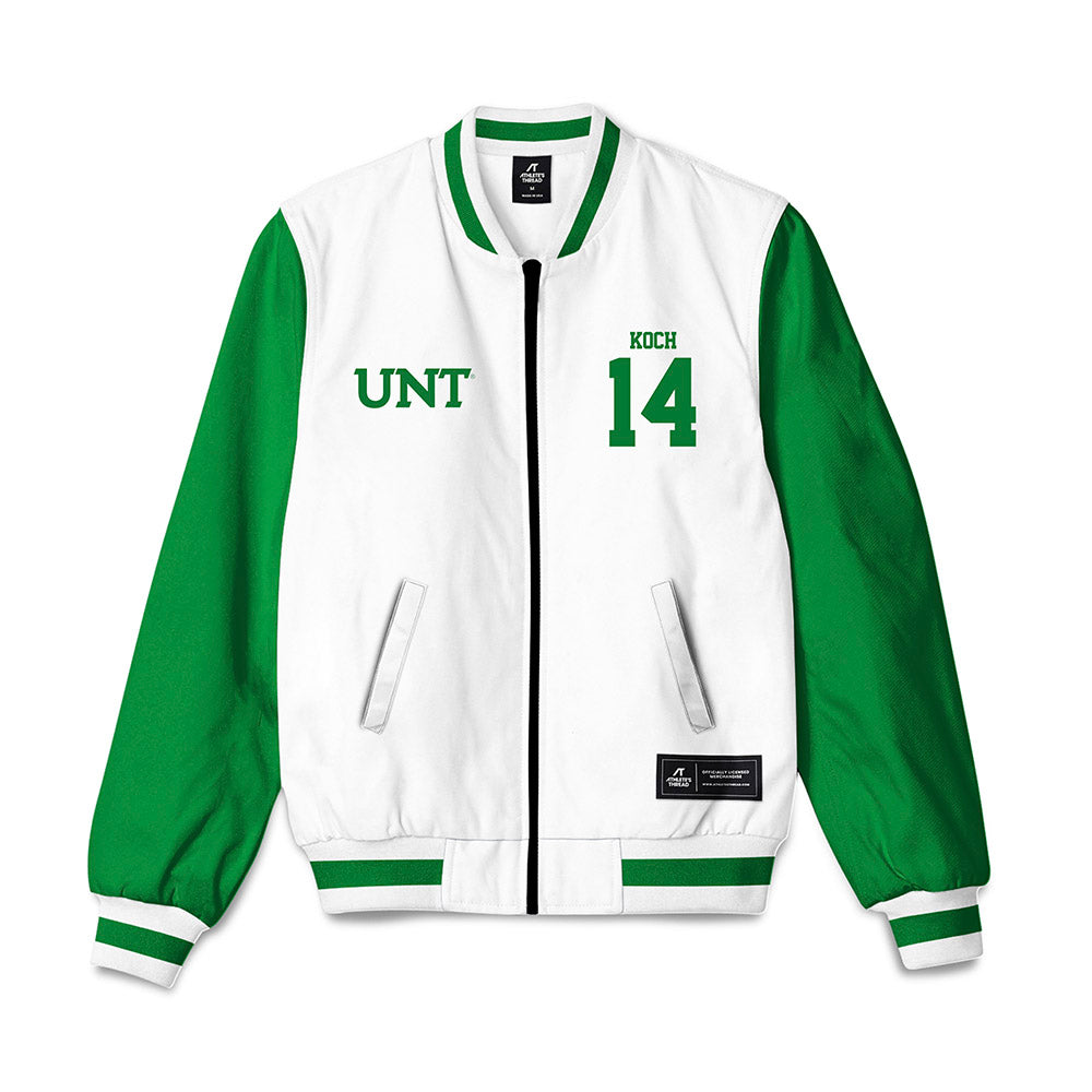 North Texas - NCAA Football : Kyle Koch - Bomber Jacket-0
