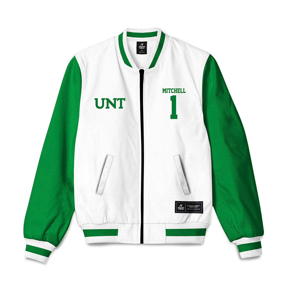 North Texas - NCAA Women's Volleyball : Dakota Mitchell - Bomber Jacket-1