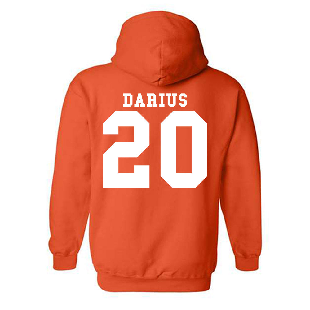 Syracuse - NCAA Women's Basketball : Dominique Darius - Classic Shersey Hooded Sweatshirt-1