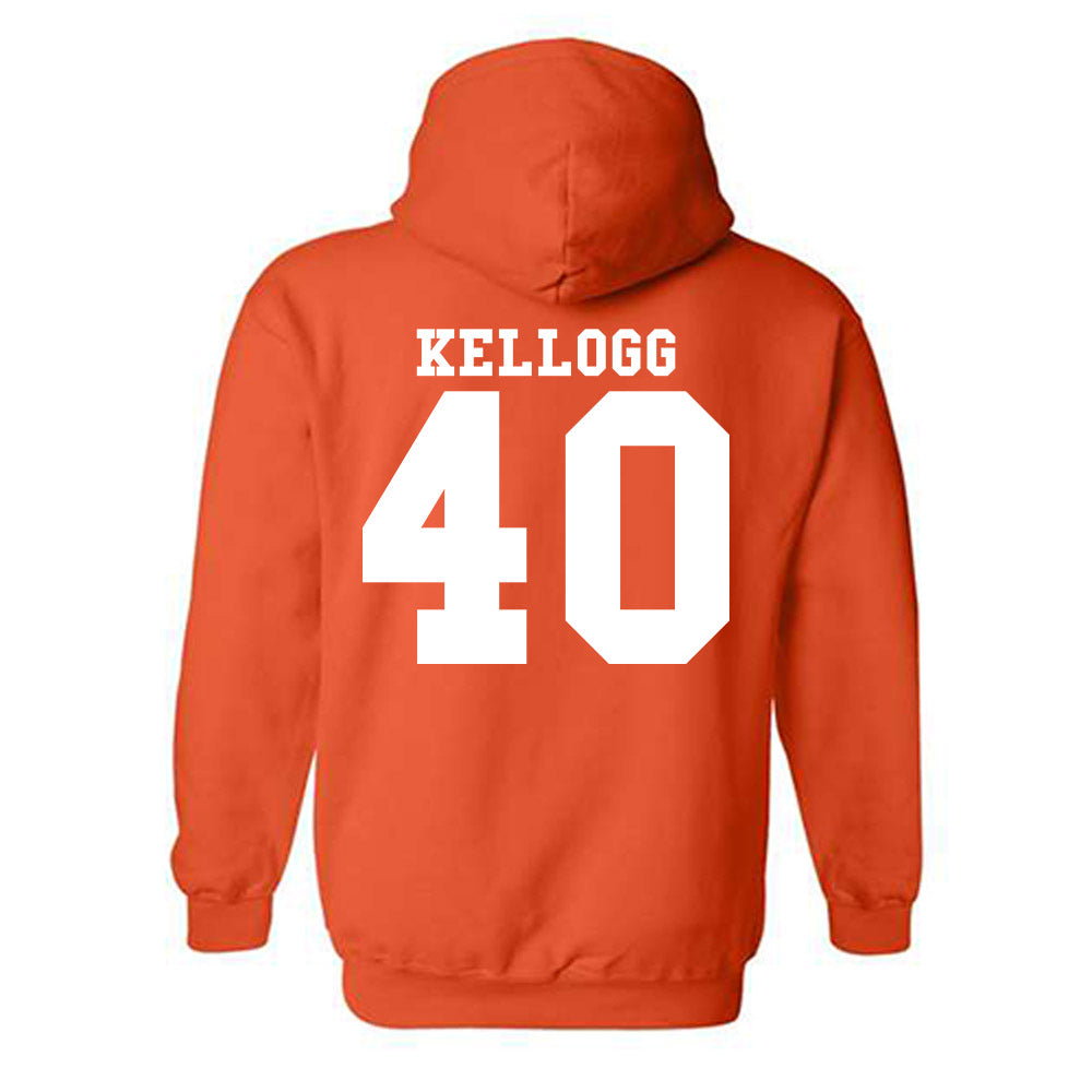 Syracuse - NCAA Men's Lacrosse : Tucker Kellogg - Classic Shersey Hooded Sweatshirt-1