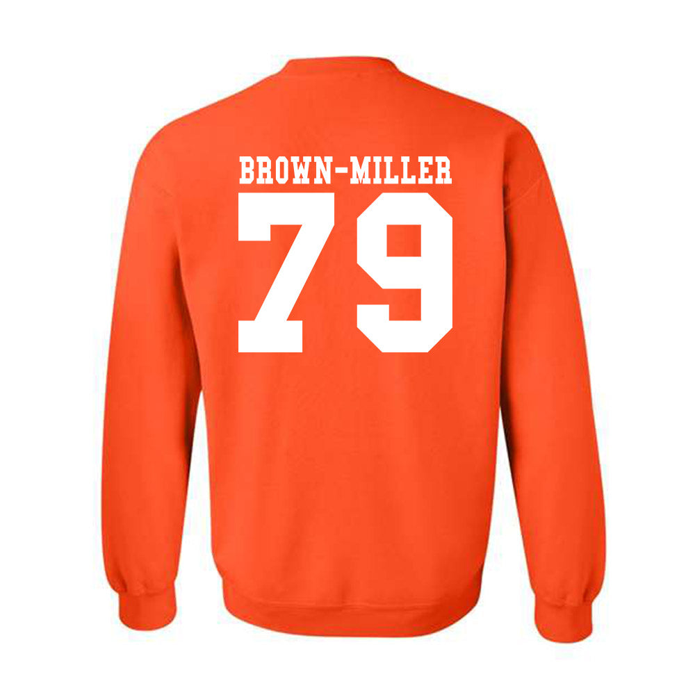 Syracuse - NCAA Football : Travis Brown-Miller - Classic Shersey Crewneck Sweatshirt-1