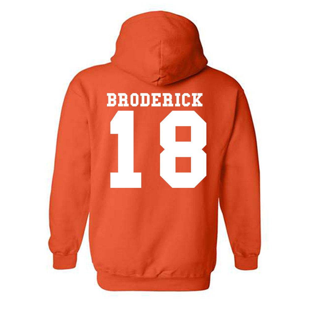 Syracuse - NCAA Women's Ice Hockey : Maryn Broderick - Classic Shersey Hooded Sweatshirt-1