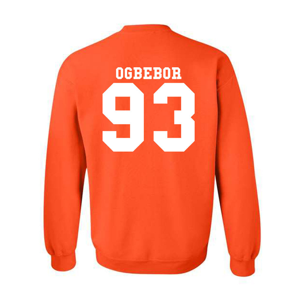 Syracuse - NCAA Football : Nissi Ogbebor - Classic Shersey Crewneck Sweatshirt-1