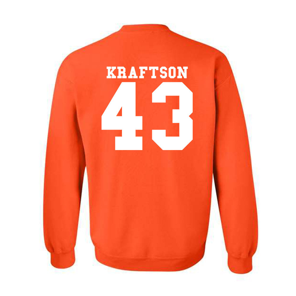 Syracuse - NCAA Men's Lacrosse : Charlie Kraftson - Classic Shersey Crewneck Sweatshirt-1