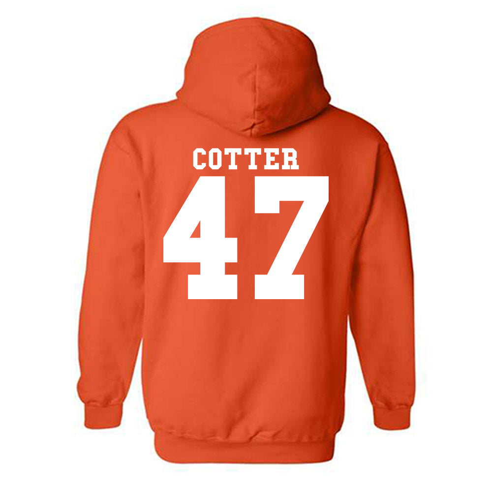 Syracuse - NCAA Women's Lacrosse : Mileena Cotter - Classic Shersey Hooded Sweatshirt-1