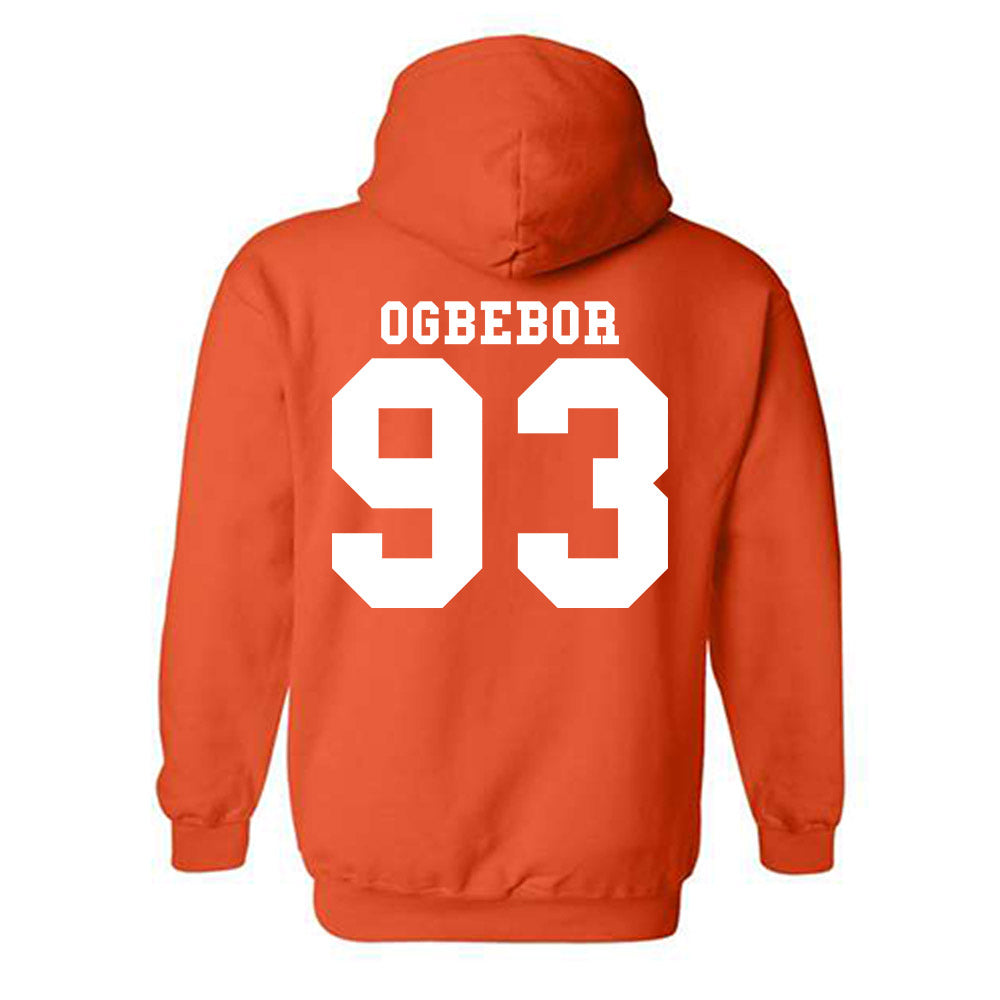 Syracuse - NCAA Football : Nissi Ogbebor - Classic Shersey Hooded Sweatshirt-1