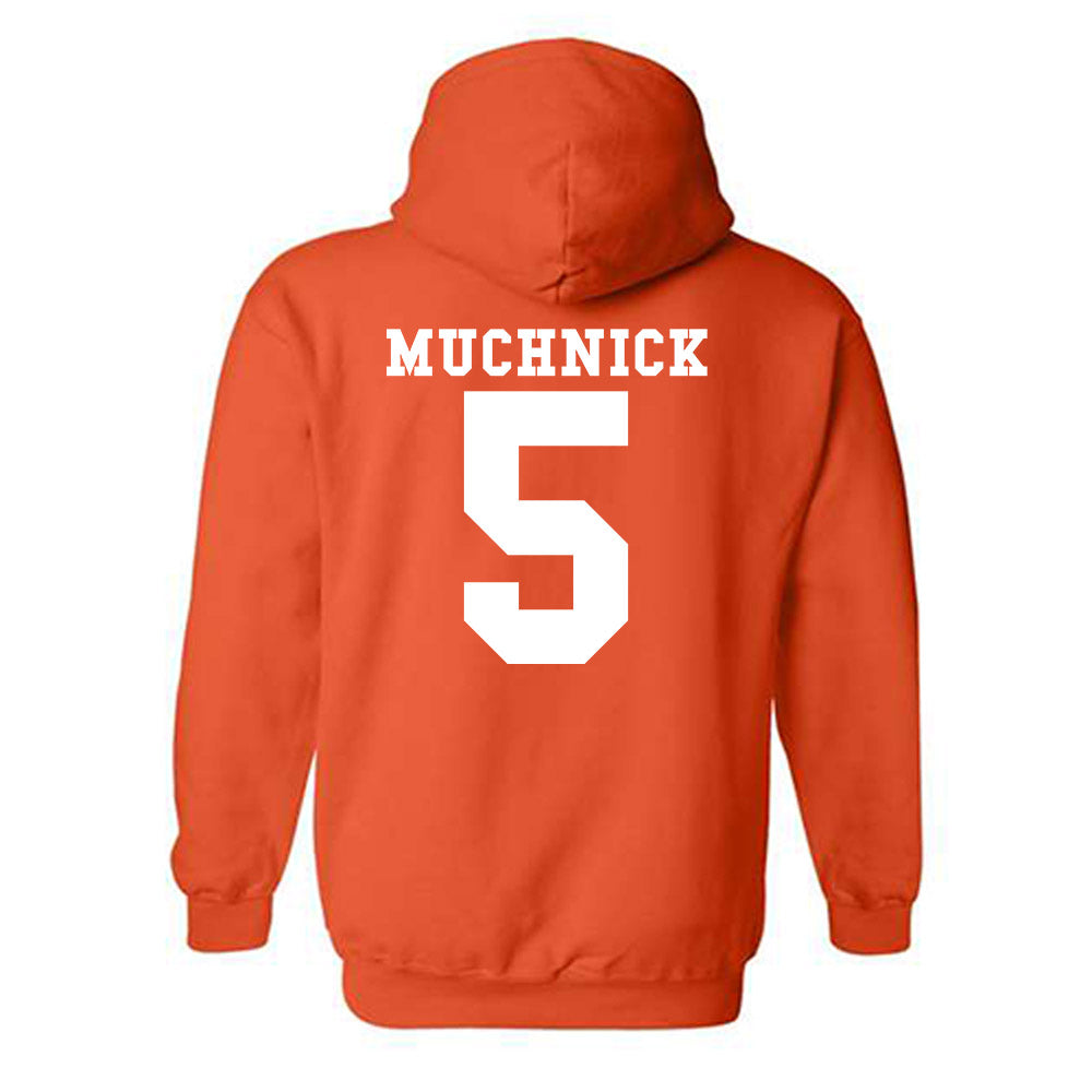 Syracuse - NCAA Women's Lacrosse : Emma Muchnick - Classic Shersey Hooded Sweatshirt-1