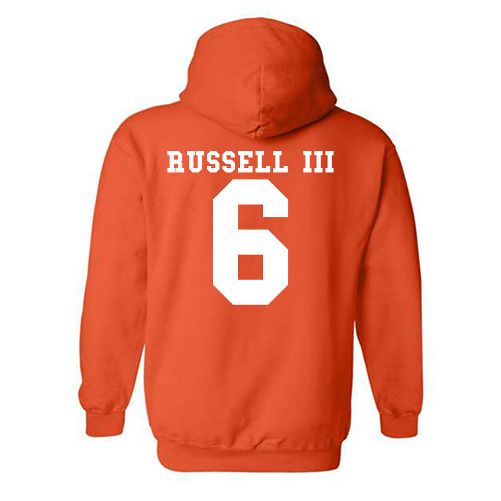 Syracuse - NCAA Men's Basketball : Calvin Russell III - Classic Shersey Hooded Sweatshirt-1