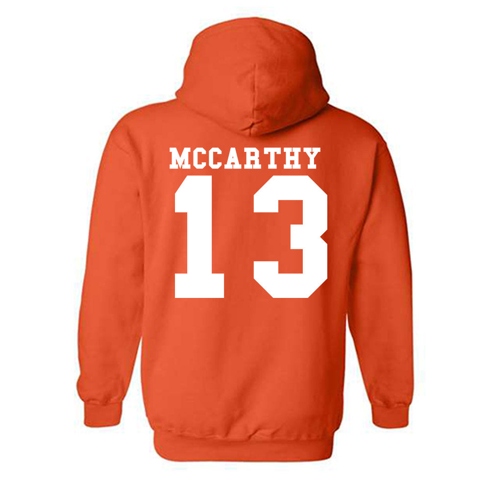 Syracuse - NCAA Men's Lacrosse : Tyler McCarthy - Classic Shersey Hooded Sweatshirt-1
