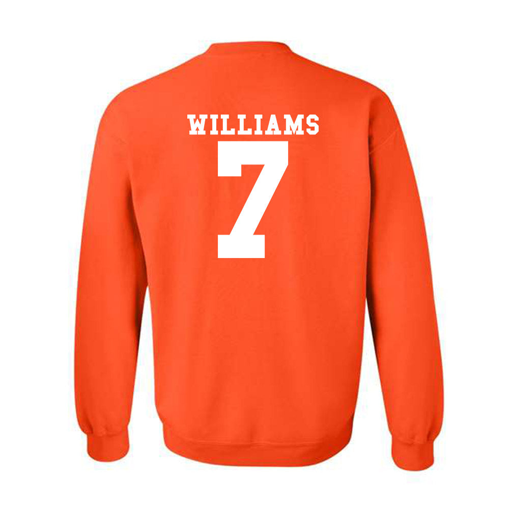 Syracuse - NCAA Football : Darien Williams - Classic Shersey Crewneck Sweatshirt-1