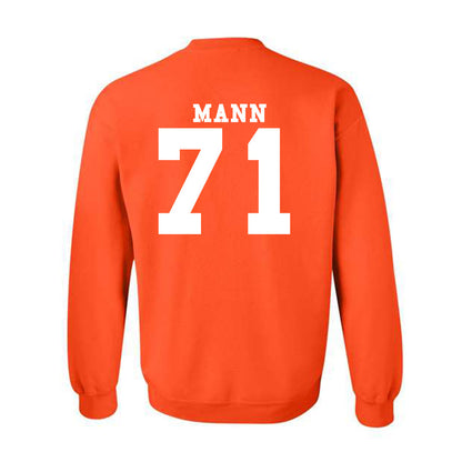 Syracuse - NCAA Football : Jayden Mann - Classic Shersey Crewneck Sweatshirt-1
