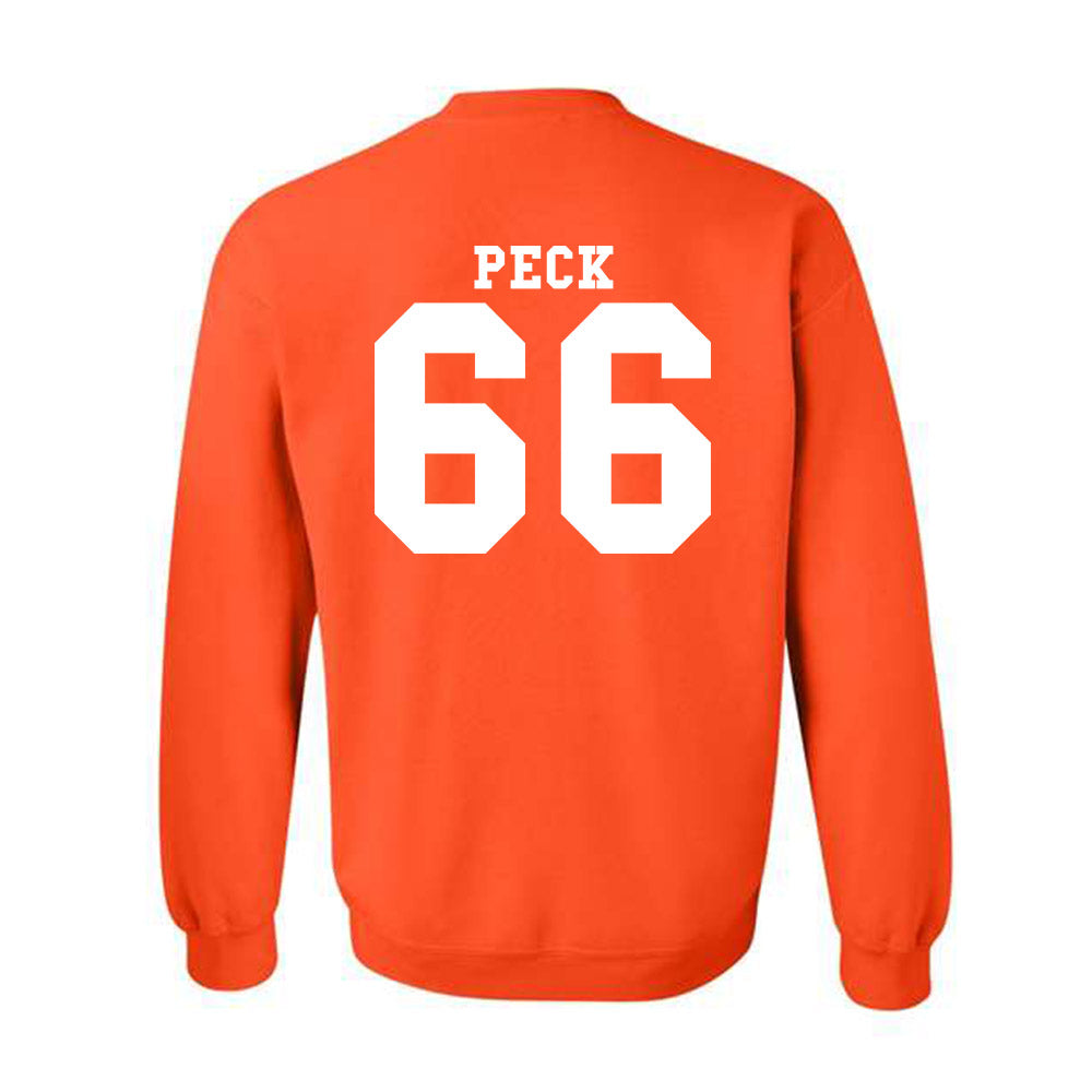 Syracuse - NCAA Men's Lacrosse : Hansen Peck - Classic Shersey Crewneck Sweatshirt-1
