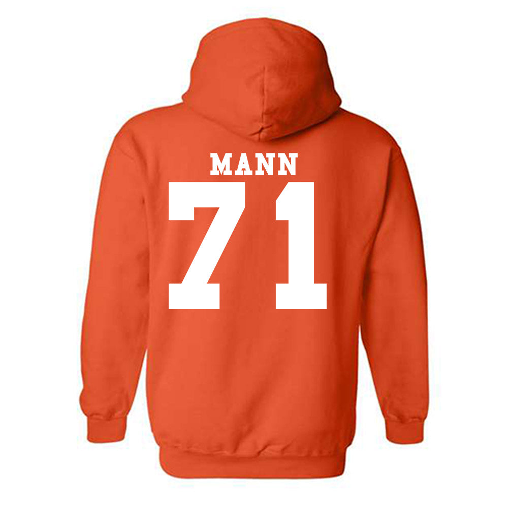 Syracuse - NCAA Football : Jayden Mann - Classic Shersey Hooded Sweatshirt-1