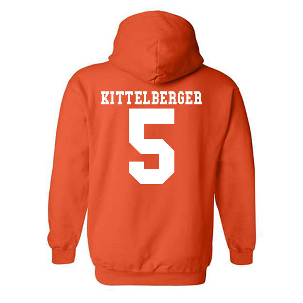 Syracuse - NCAA Men's Lacrosse : Jayden Kittelberger - Classic Shersey Hooded Sweatshirt-1