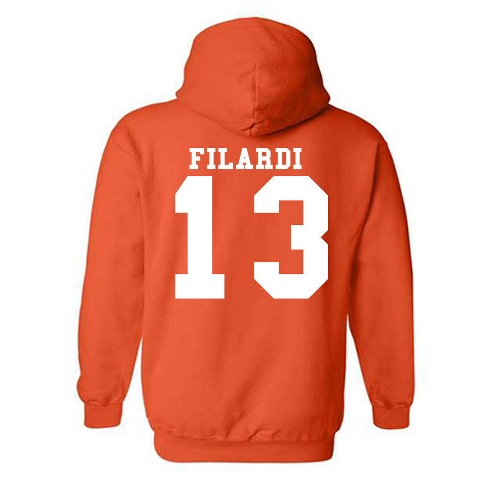 Syracuse - NCAA Men's Lacrosse : Joe Filardi - Classic Shersey Hooded Sweatshirt-1