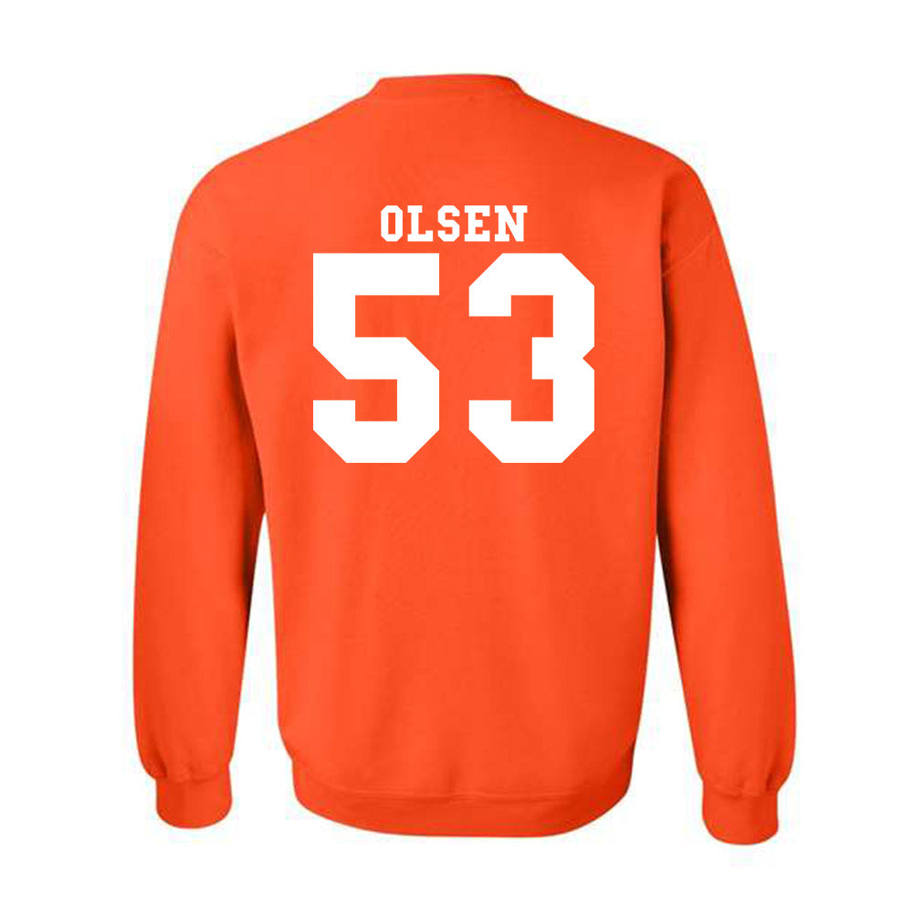 Syracuse - NCAA Football : Donald (Ted) Olsen - Classic Shersey Crewneck Sweatshirt-1