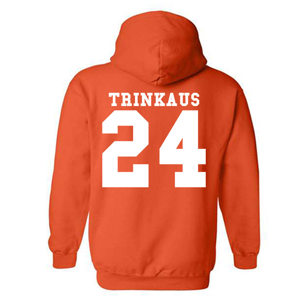 Syracuse - NCAA Women's Lacrosse : Caroline Trinkaus - Classic Shersey Hooded Sweatshirt-1