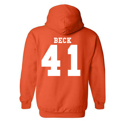 Syracuse - NCAA Men's Lacrosse : Jordan Beck - Classic Shersey Hooded Sweatshirt