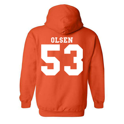 Syracuse - NCAA Football : Donald (Ted) Olsen - Classic Shersey Hooded Sweatshirt-1