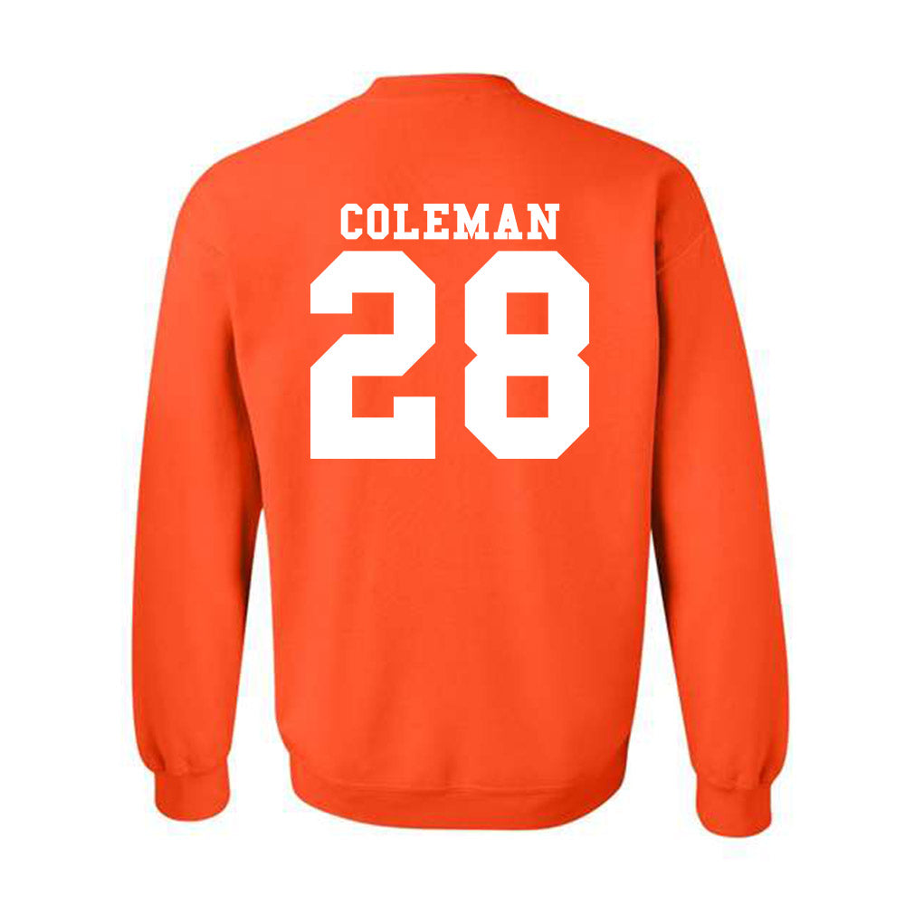Syracuse - NCAA Football : Malachi Coleman - Classic Shersey Crewneck Sweatshirt-1