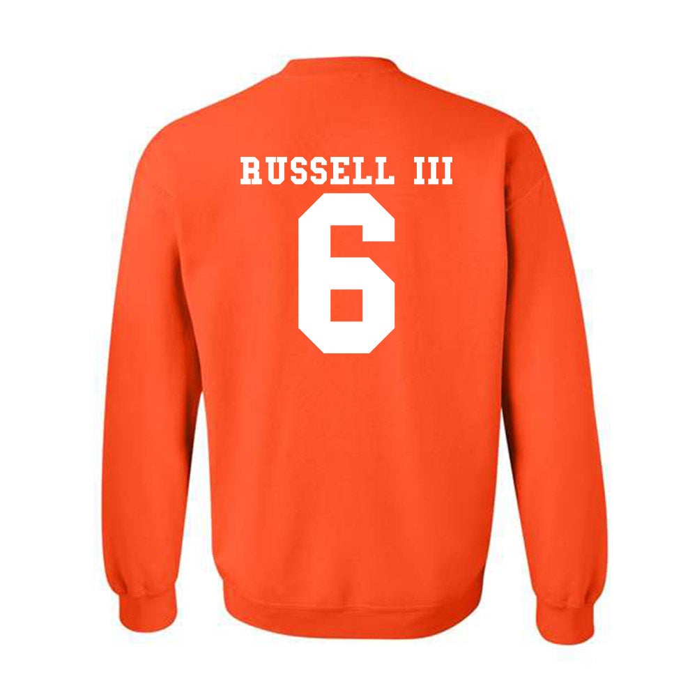 Syracuse - NCAA Men's Basketball : Calvin Russell III - Classic Shersey Crewneck Sweatshirt-1