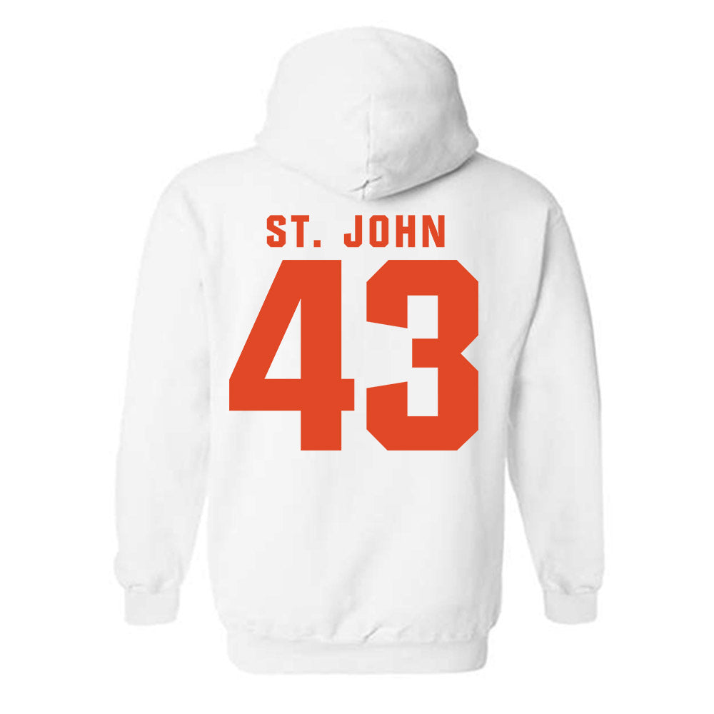 Syracuse - NCAA Football : Garvin St. John - Classic Shersey Hooded Sweatshirt