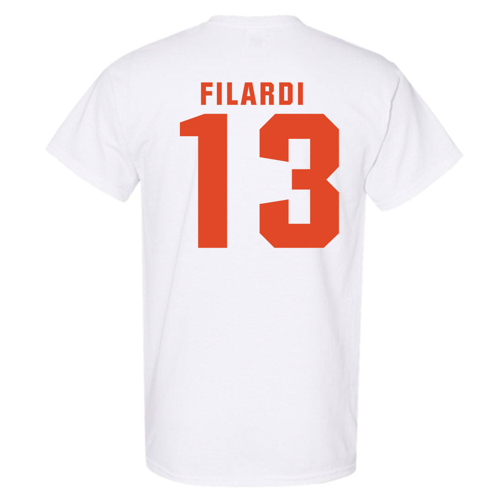 Syracuse - NCAA Men's Lacrosse : Joe Filardi - Classic Shersey T-Shirt-1