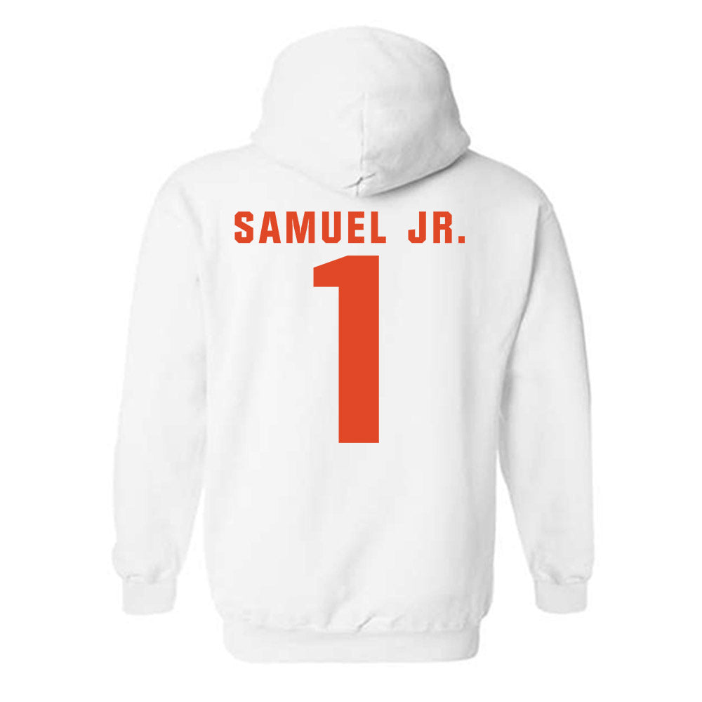 Syracuse - NCAA Football : Demetres Samuel Jr. - Classic Shersey Hooded Sweatshirt-1