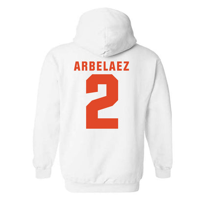 Syracuse - NCAA Women's Soccer : Julia Arbelaez - Classic Shersey Hooded Sweatshirt-1