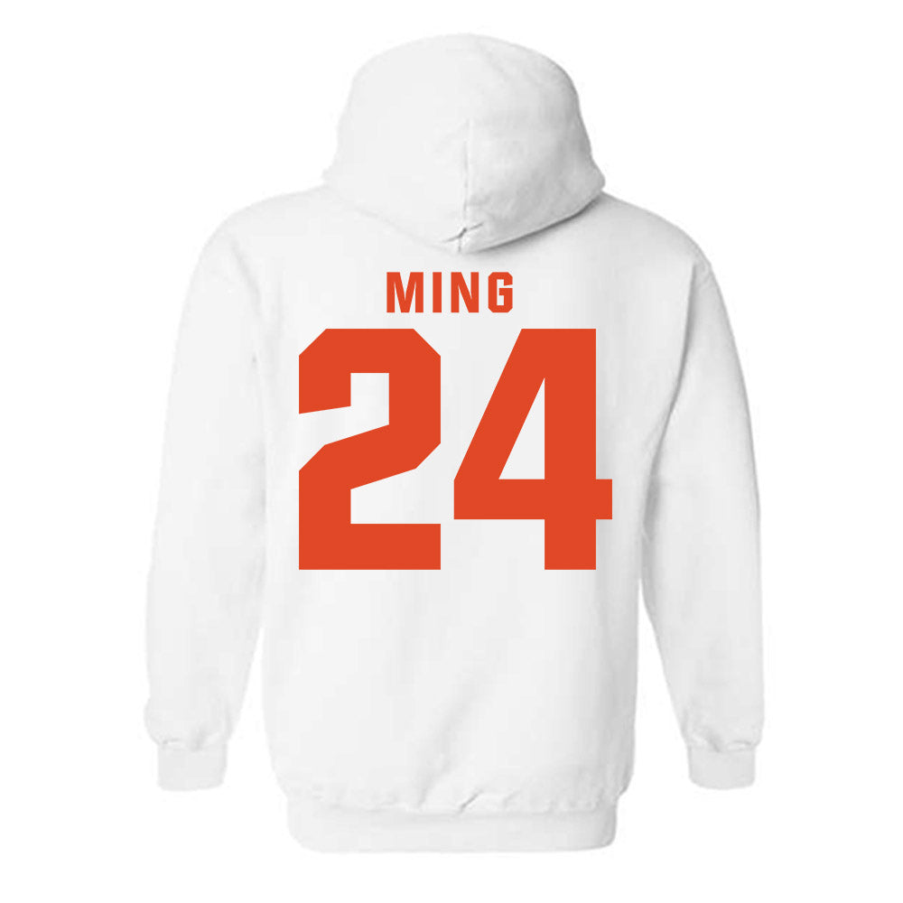 Syracuse - NCAA Men's Soccer : Sachiel Ming - Classic Shersey Hooded Sweatshirt-1