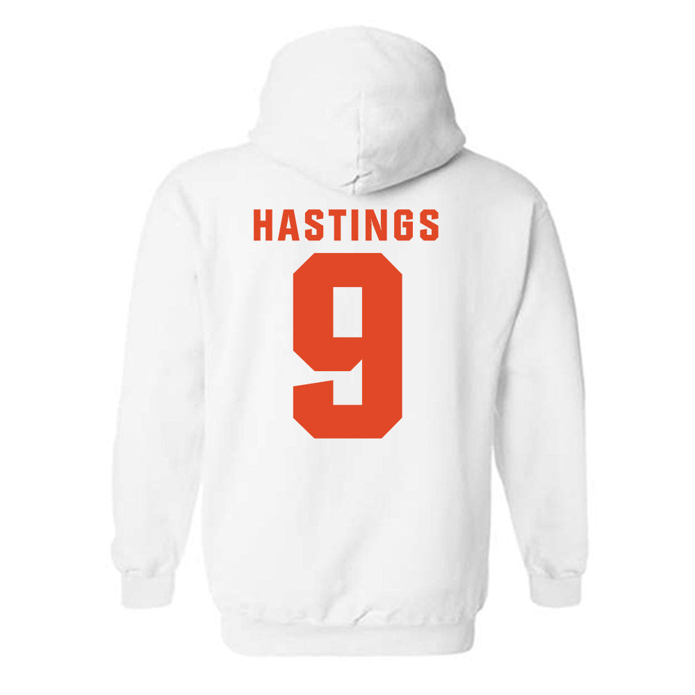 Syracuse - NCAA Football : Isaiah Hastings - Classic Shersey Hooded Sweatshirt-1