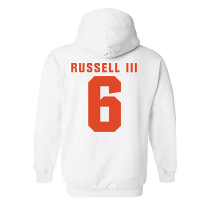 Syracuse - NCAA Men's Basketball : Calvin Russell III - Classic Shersey Hooded Sweatshirt-1