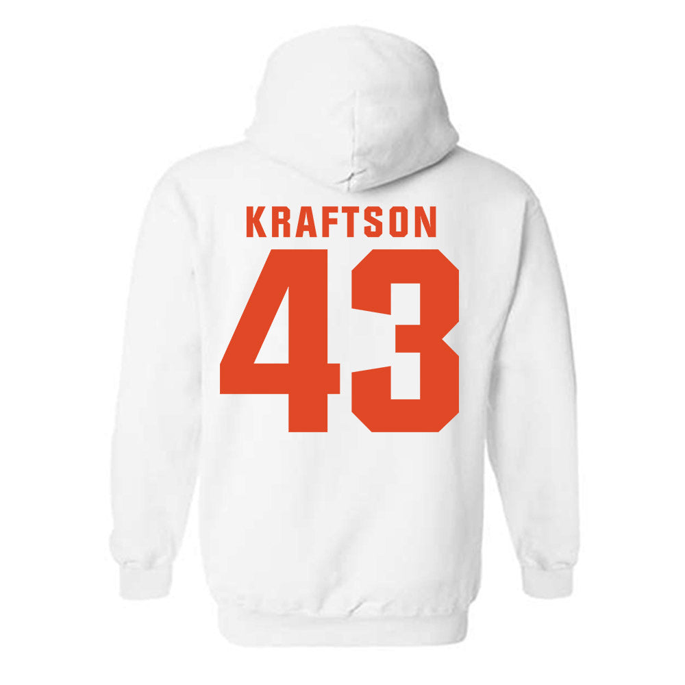 Syracuse - NCAA Men's Lacrosse : Charlie Kraftson - Classic Shersey Hooded Sweatshirt-1