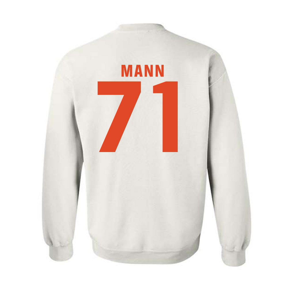 Syracuse - NCAA Football : Jayden Mann - Classic Shersey Crewneck Sweatshirt-1