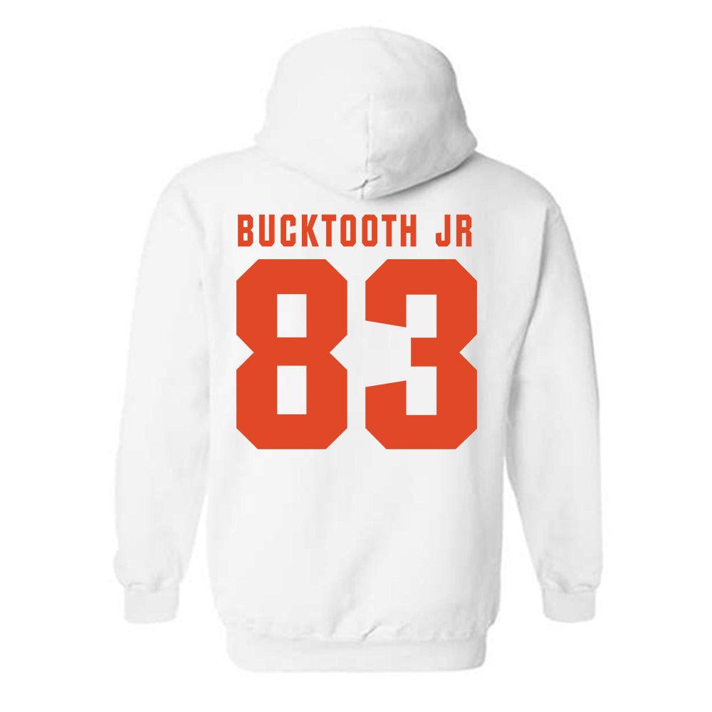 Syracuse - NCAA Men's Lacrosse : Brett Bucktooth Jr - Classic Shersey Hooded Sweatshirt-1