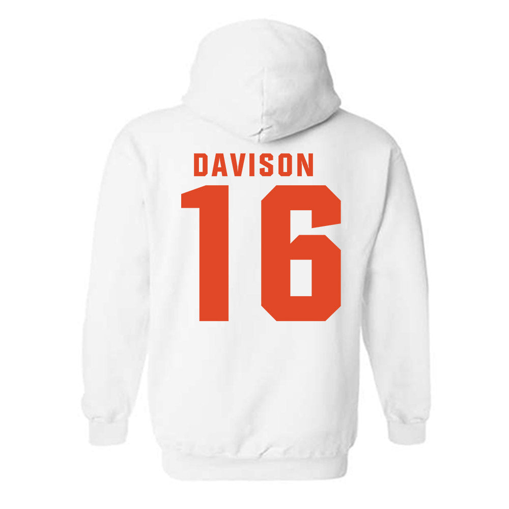 Syracuse - NCAA Softball : Taylor Davison - Classic Shersey Hooded Sweatshirt-1