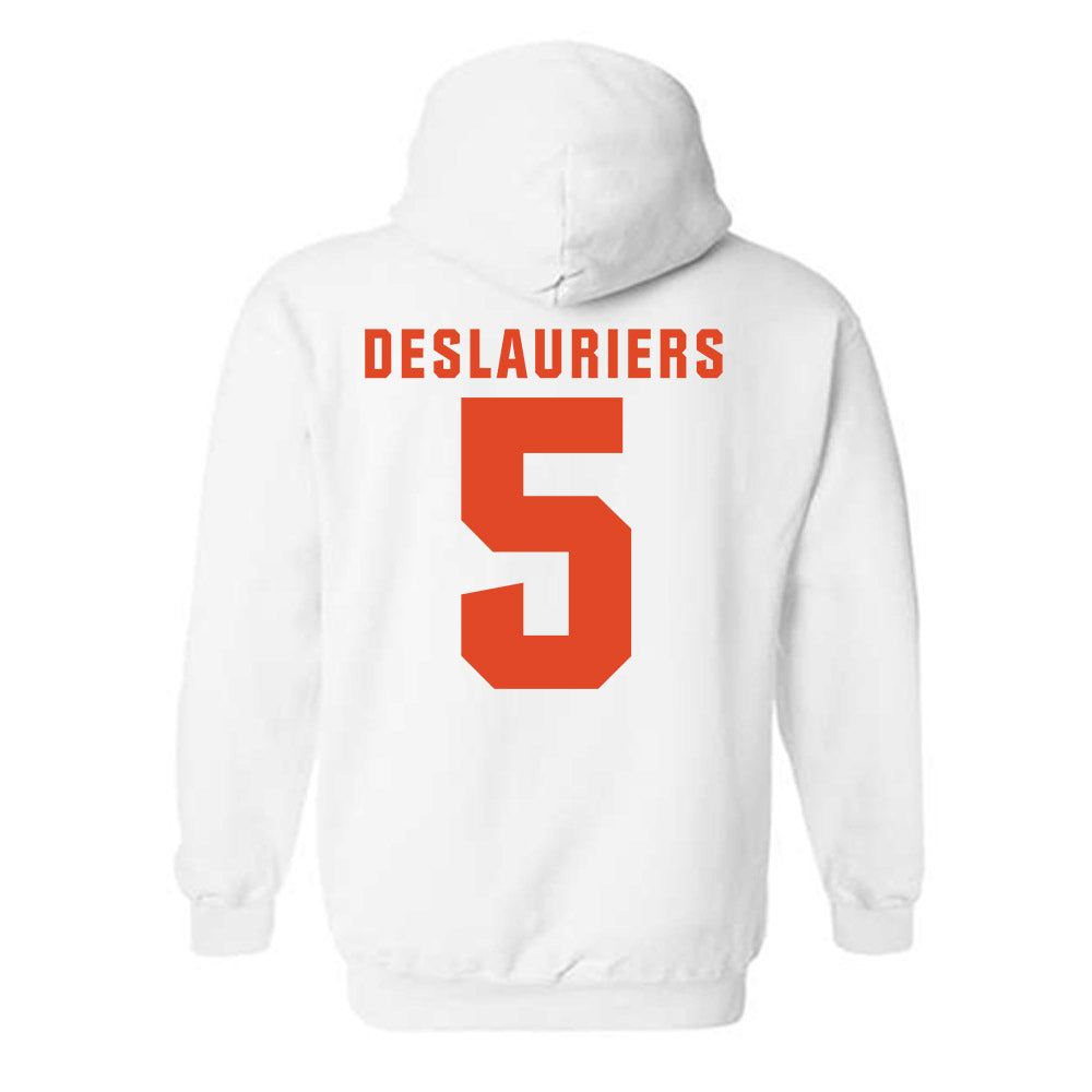 Syracuse - NCAA Football : Antoine Deslauriers - Classic Shersey Hooded Sweatshirt-1