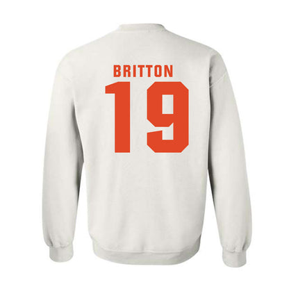 Syracuse - NCAA Women's Lacrosse : Gracie Britton - Classic Shersey Crewneck Sweatshirt-1