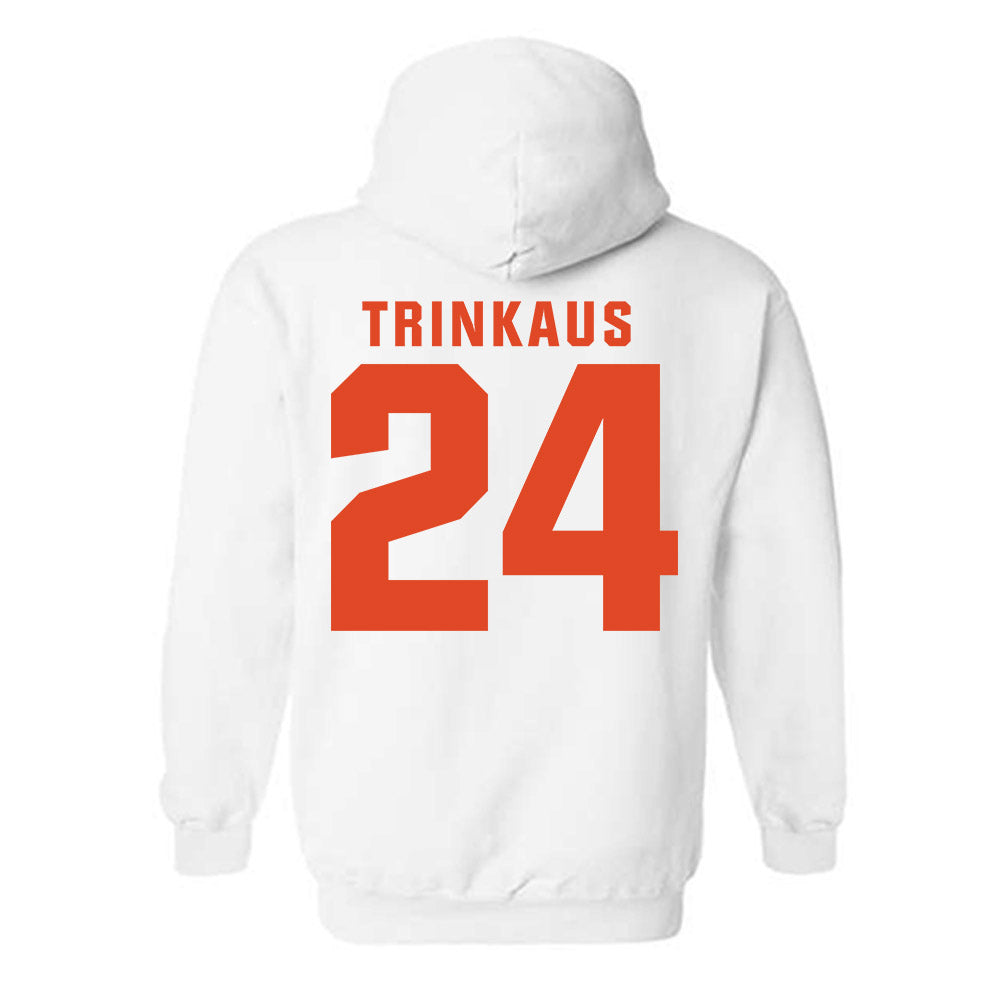 Syracuse - NCAA Women's Lacrosse : Caroline Trinkaus - Classic Shersey Hooded Sweatshirt-1