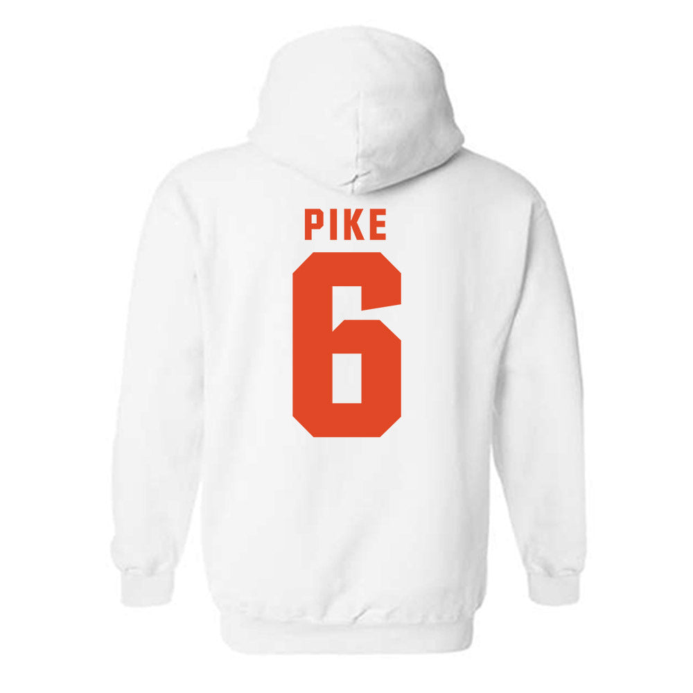 Syracuse - NCAA Men's Lacrosse : Braydon Pike - Classic Shersey Hooded Sweatshirt-1