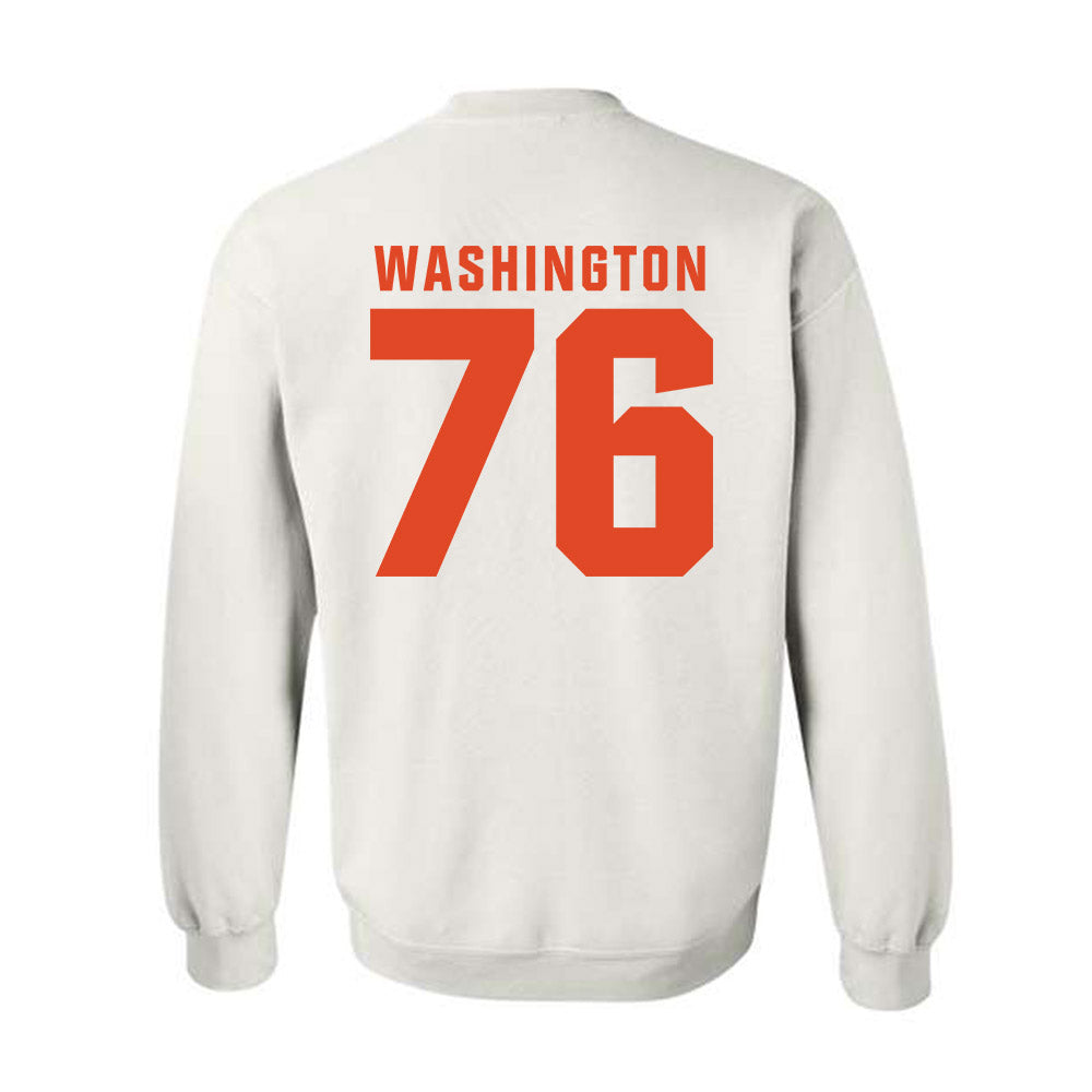 Syracuse - NCAA Football : Byron Washington - Classic Shersey Crewneck Sweatshirt-1