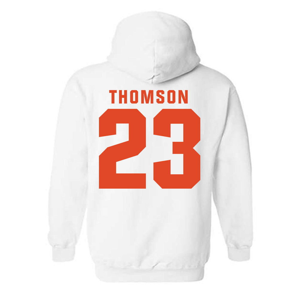 Syracuse - NCAA Men's Lacrosse : Finlay Thomson - Classic Shersey Hooded Sweatshirt-1