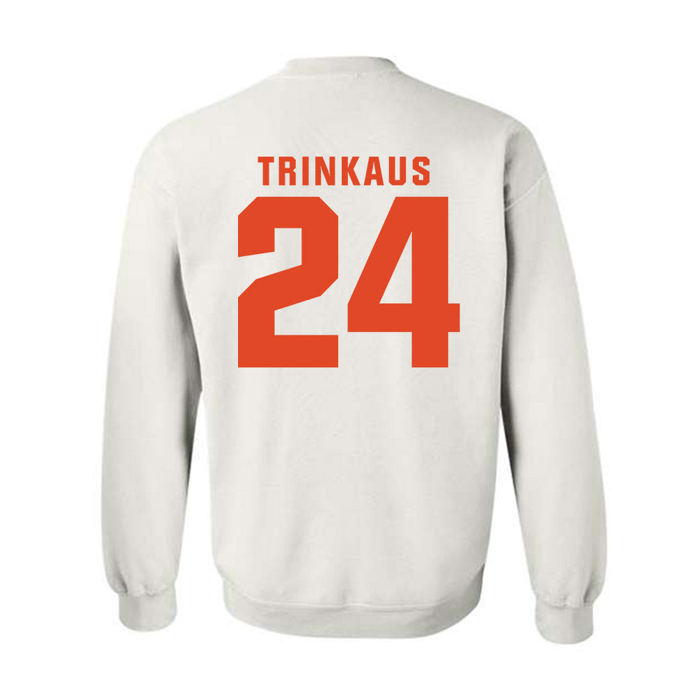Syracuse - NCAA Women's Lacrosse : Caroline Trinkaus - Classic Shersey Crewneck Sweatshirt-1