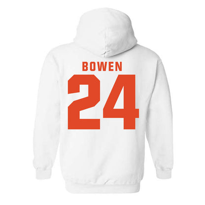 Syracuse - NCAA Men's Lacrosse : Dante Bowen - Classic Shersey Hooded Sweatshirt-1