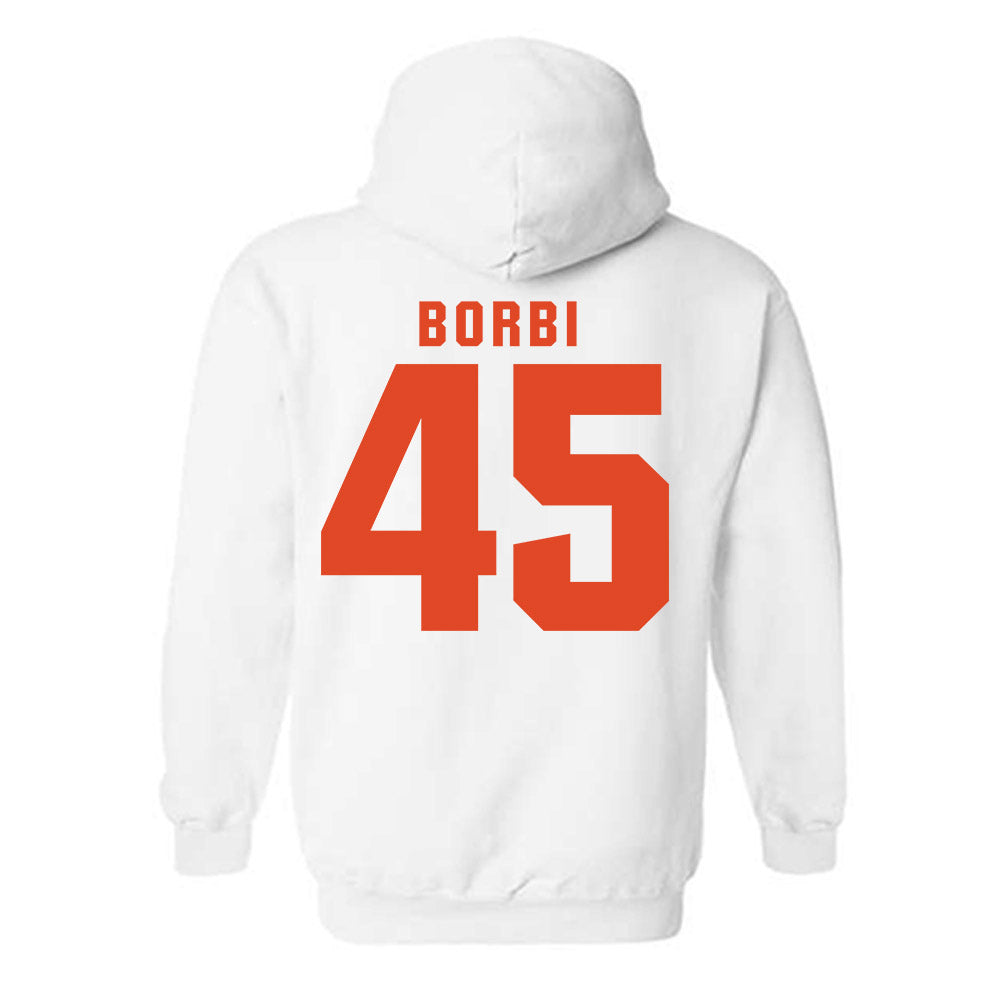 Syracuse - NCAA Women's Lacrosse : Mackenzie Borbi - Classic Shersey Hooded Sweatshirt-1