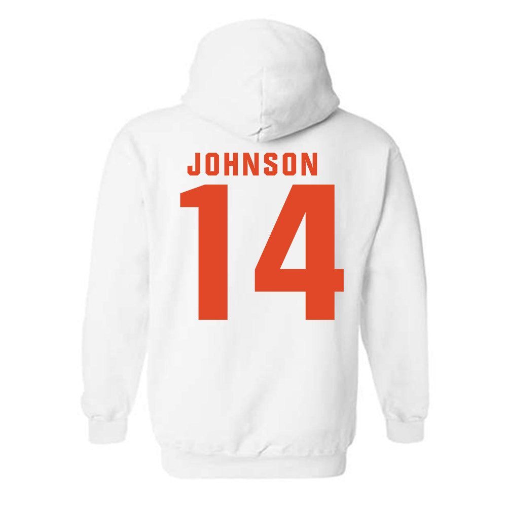Syracuse - NCAA Football : Darius Johnson - Classic Shersey Hooded Sweatshirt-1