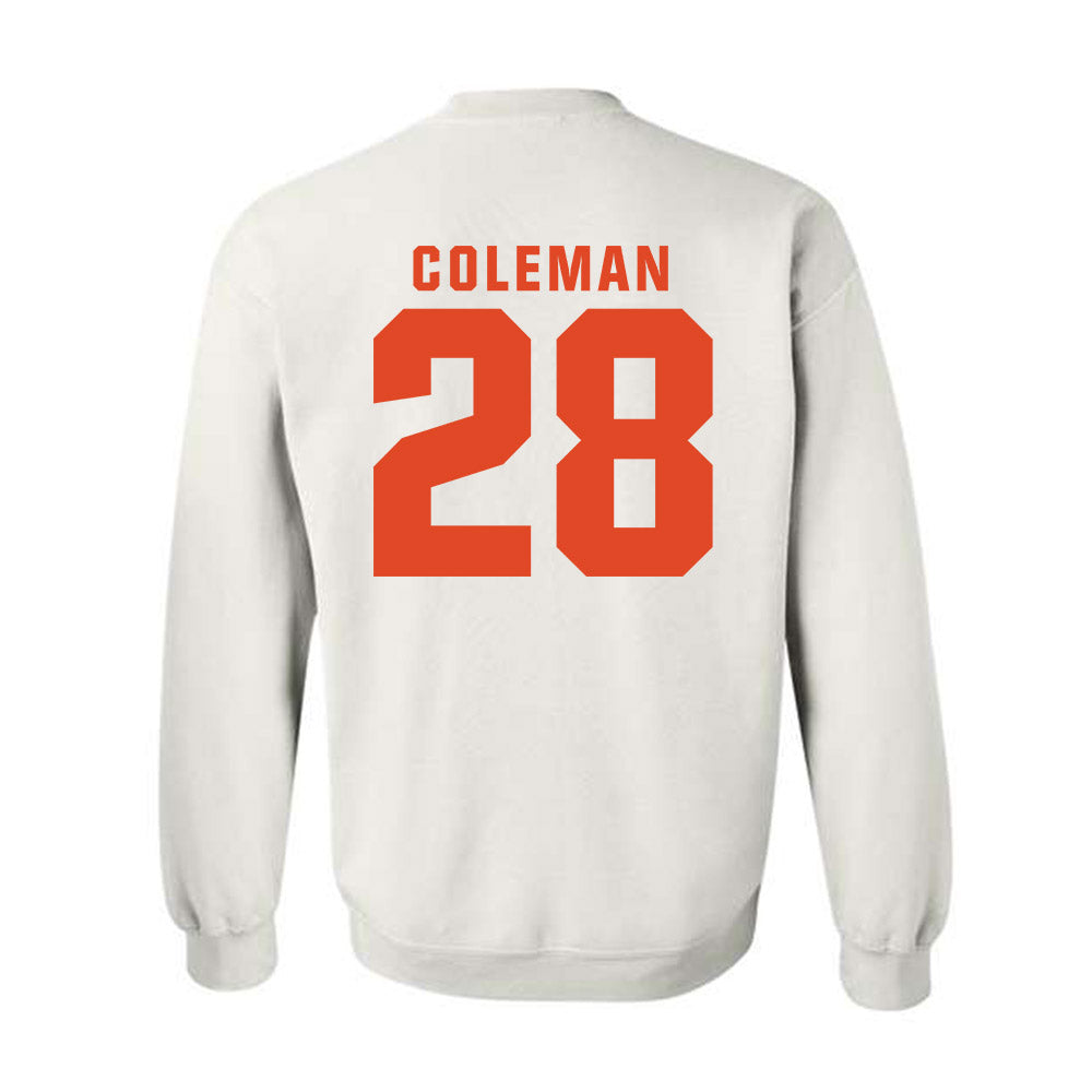 Syracuse - NCAA Football : Malachi Coleman - Classic Shersey Crewneck Sweatshirt-1