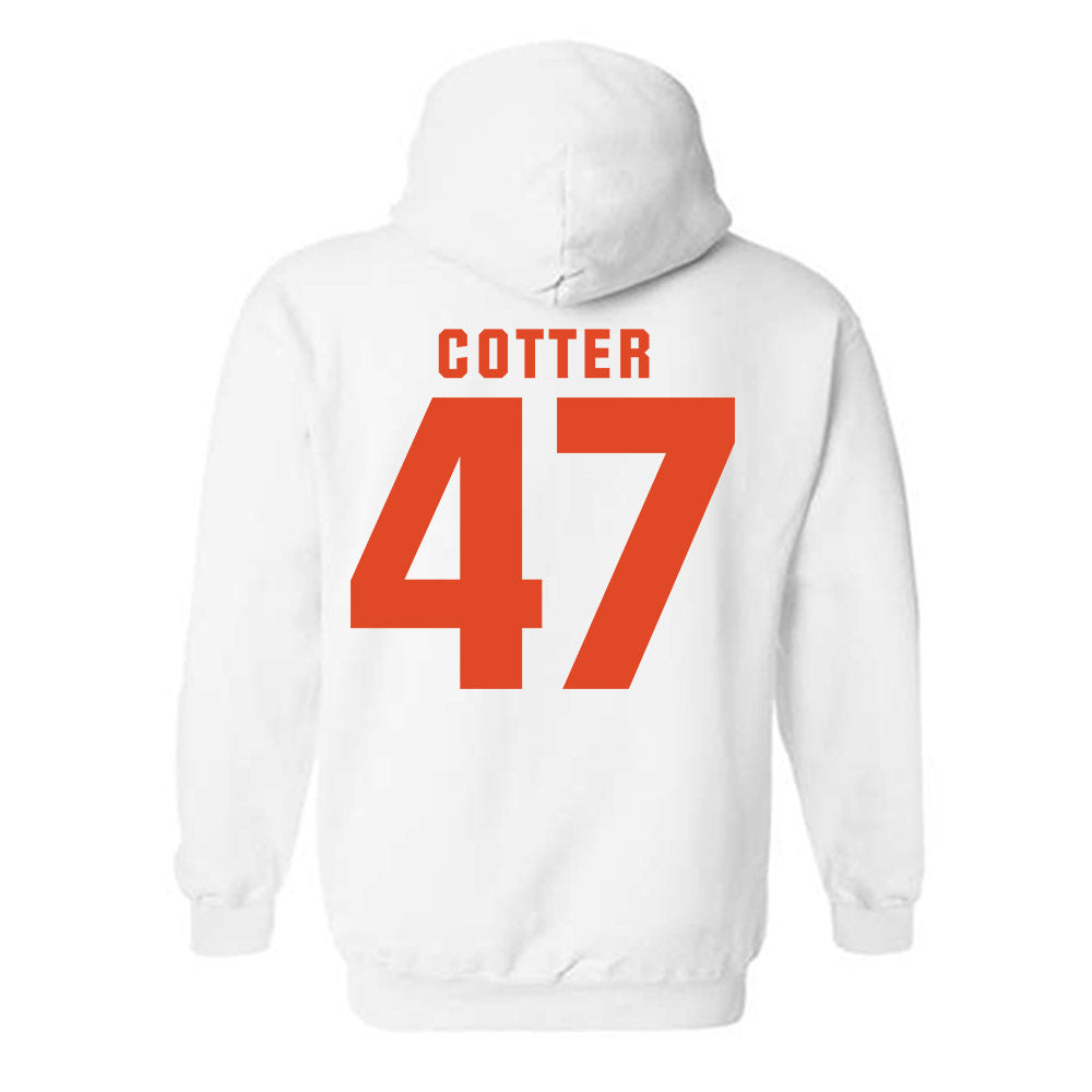 Syracuse - NCAA Women's Lacrosse : Mileena Cotter - Classic Shersey Hooded Sweatshirt-1