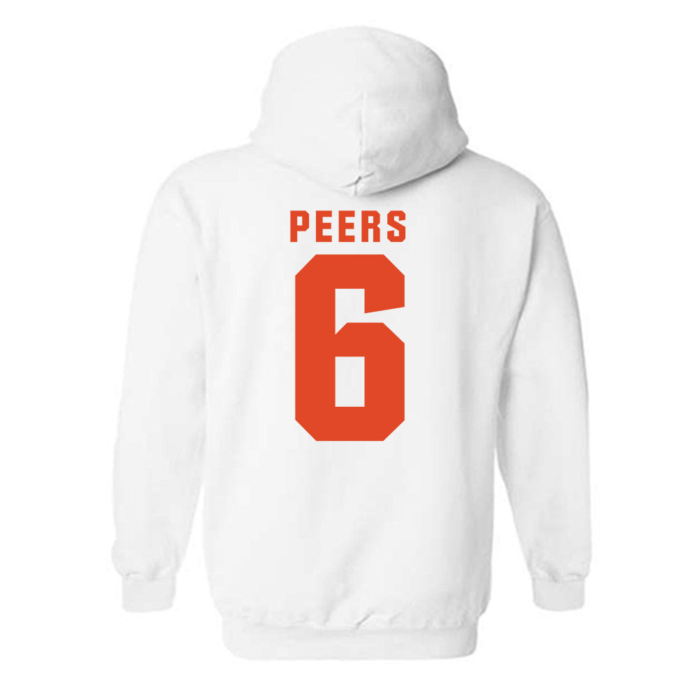 Syracuse - NCAA Women's Lacrosse : Ella Peers - Classic Shersey Hooded Sweatshirt-1