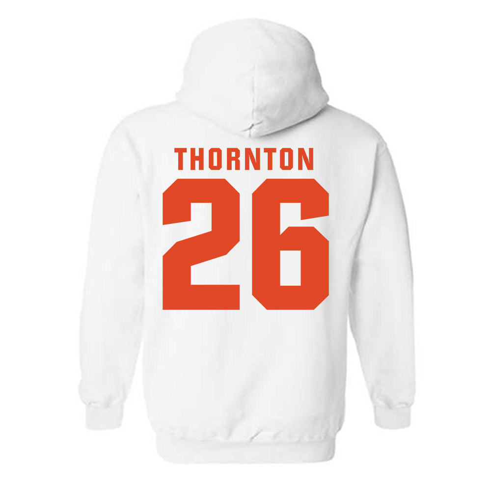 Syracuse - NCAA Women's Lacrosse : Courtney Thornton - Classic Shersey Hooded Sweatshirt-1